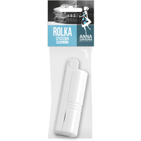 Silikonowa rolka czyszcz�ca ANNA ZARADNA, 1 szt., niebieski silikon, bia�a r�czka i obudowa