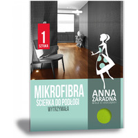 Mikrofibra �ciereczka do pod�ogi ANNA ZARADNA, 1 szt., zielony