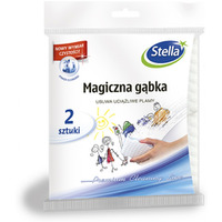 Magiczna gbka STELLA, 2 szt., biay + niebieski