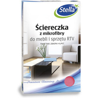 ciereczka z mikrofibry STELLA, do mebli i sprztu RTV, 1 szt., czerwony