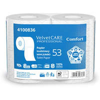 Papier toaletowy celulozowy VELVET Comfort, 2-warstwowy, 486 listków, 4szt., biay