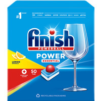 Tabletki do zmywarki FINISH Power Essential, 50szt., lemon