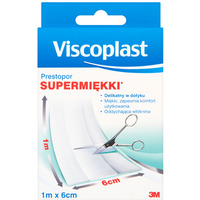 Plaster do cicia VISCOPLAST Prestopor, supermikki, na wóknie, 6cmx1m