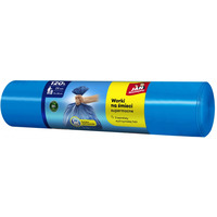 Worki na �mieci JAN NIEZB�DNY, LDPE, 120l, 25 szt., niebieskie