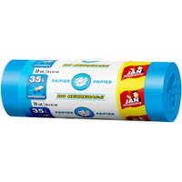 Worki do segregacji JAN NIEZB�DNY, 35l, 20 szt., niebieskie