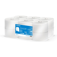 Papier toaletowy celulozowy VELVET Professional Jumbo, 2-warstwowy, 1120 listków, 140m, 12szt., biay