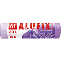 Worki na �mieci ALUFIX, lawendowe, HDPE, 60l, 10 szt., fioletowe