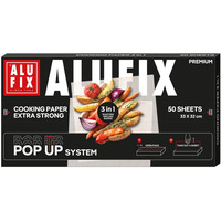 Papier do gotowania ALUFIX Pop-up, 3w1, 33x32cm, 50 arkuszy