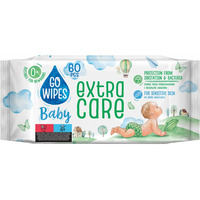 Chusteczki nawil�ane dla dzieci GOWIPES Extra Care, z alantoin�, 60 szt