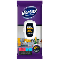 Chusteczki nawil�ane VORTEX, do mebli, z klapk�, 48 szt