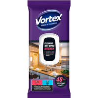 Chusteczki nawil�ane VORTEX, do kuchni, z klapk�, 48 szt
