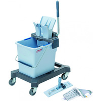 Zestaw VILEDA Professional UltraSpeed Pro, w&oacute;zek jednowiaderkowy z wk�adem r-MicroLite Max mop