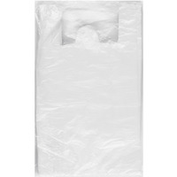 Reklam&oacute;wka SARANTIS, HDPE, standard, 28/7/48 cm, 9 mikr., 200 szt., bia�a