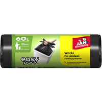 Worki na �mieci JAN NIEZB�DNY HD Easy-Pack, 60l, 26szt., czarne