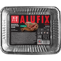 Formy do pieczenia i sma�enia ALUFIX Fix-Grill, aluminiowe, ma�e, 3 szt