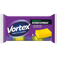 Gąbka kuchenna VORTEX, 5 szt., mix kolorów