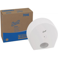Dozownik do papieru toaletowego Jumbo SCOTT Control, 7046, centralne odwijanie, bia�y
