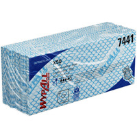 Czy�ciwo sk�adane WYPALL X50, Critical Clean, w�&oacute;kninowe, 41, 8x22, 1cm, 50 szt., niebieskie