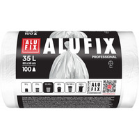 Worki na �mieci ALUFIX Professional, HDPE, 50x55cm, 7 &mu;m, 35l, 100 szt., bia�e
