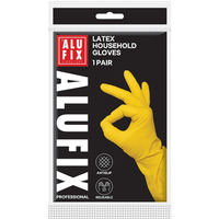 R�kawiczki domowe lateksowe ALUFIX Professional, 30g, rozmiar M, �&oacute;�te