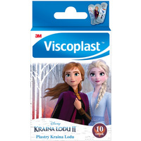 Plastry dzieci�ce VISCOPLAST-3M, Kraina Lodu II, 72x25 mm, 10 szt., pude�ko
