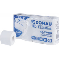 Papier toaletowy celulozowy DONAU PROFESSIONAL, 3-warstwowy, 150 listk&oacute;w, 8szt., bia�y