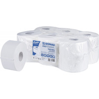 Papier toaletowy celulozowy DONAU PROFESSIONAL Jumbo, 2-warstwowy, 480 listk&oacute;w, 12szt., bia�y