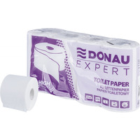 Papier toaletowy celulozowy DONAU EXPERT, 2-warstwowy, 155 listk&oacute;w, 8szt., bia�y