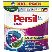 Kapsu�ki do prania PERSIL Deep Clean Discs Color 4w1, kolor, 42 szt